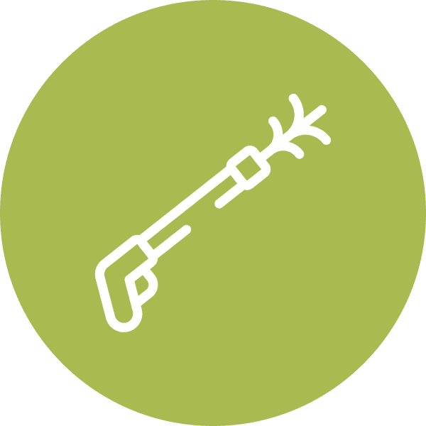 pressure washer green icon