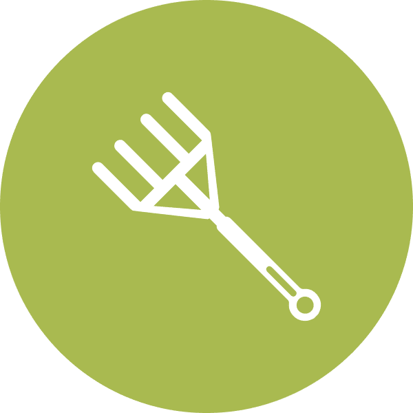 rake green icon