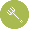 rake green icon